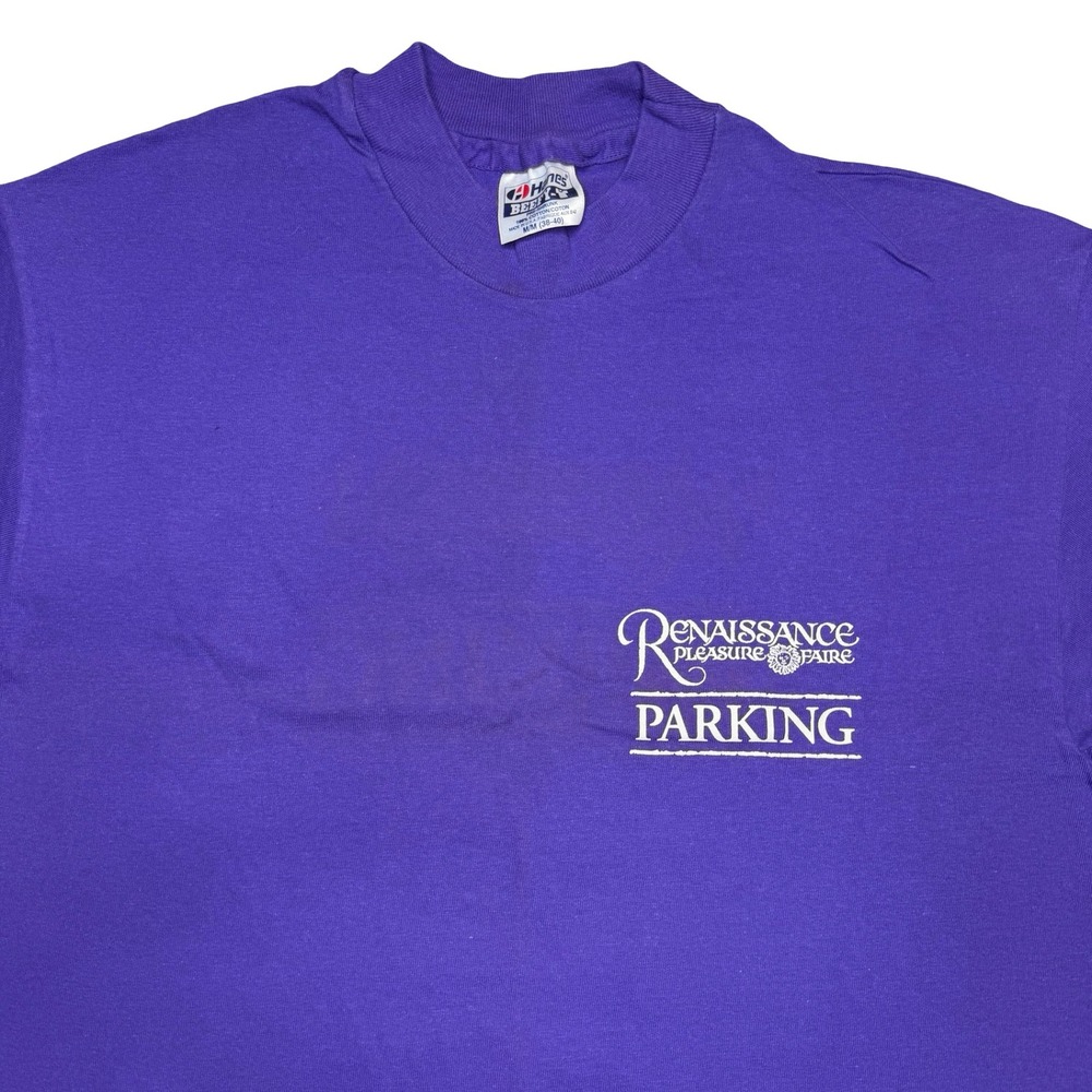 Vintage 90s Renaissance pleasure faire parking employee shirt‎